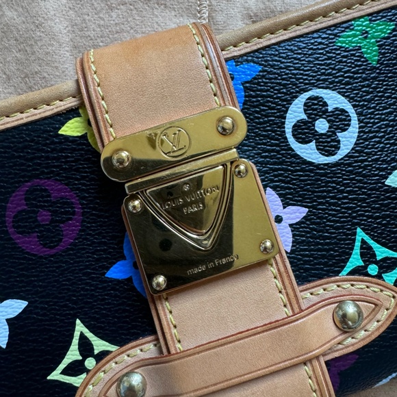 Louis Vuitton Monogram Multicolor Shirley Black - Picture 4 of 5